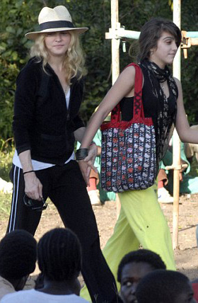 Madonna With Daughter Lourdes.  Photo: AP Wire