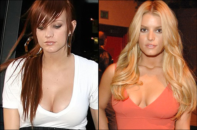 Ashlee Simpson & Jessica Simpson.  Photo: Thesun.com