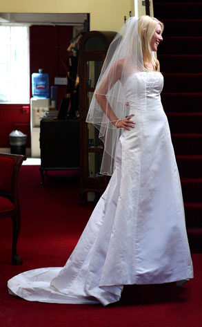 Heidi Montag In Her Wedding Dress.  Photo: Andy Johnstone/Brett Thompsett/PacificCoastNews.com