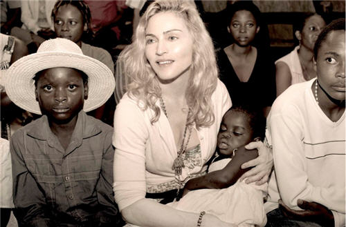 Madonna & Mercy.  Uncredited Photo For Now...