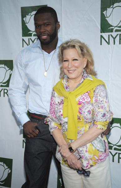 Midler and 50 Cent Getty Image Midler and 50 Cent Getty Image