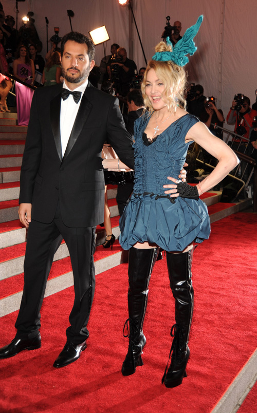 Guy Oseary and Madonna At The Met.  Photo: Wireimage.com