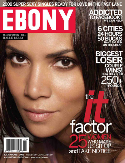 Halle Berry On Ebony Cover.  Photo: Ebonyjet.com