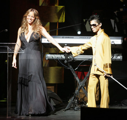 Mariah Carey & Prince.  Photo:  Spellman/Killian