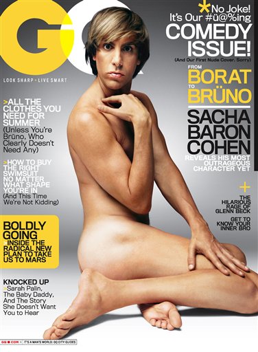 Sacha Baron Cohen "Bruno" GQ Magazine