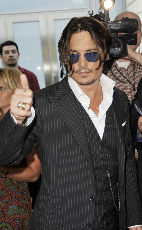 Johnny Depp At Public Enemies Premiere.  Photo: GettyImages.com