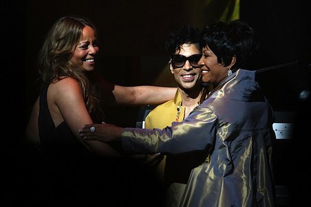 Mariah Carey, Prince, & Patti LaBelle.  Photo: Gettyimages.com