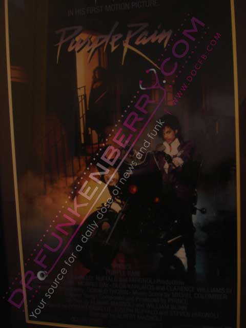 Purple Rain Movie Poster From Groman's Chinese Theatre. Image Provided By Dr.Funkenberry