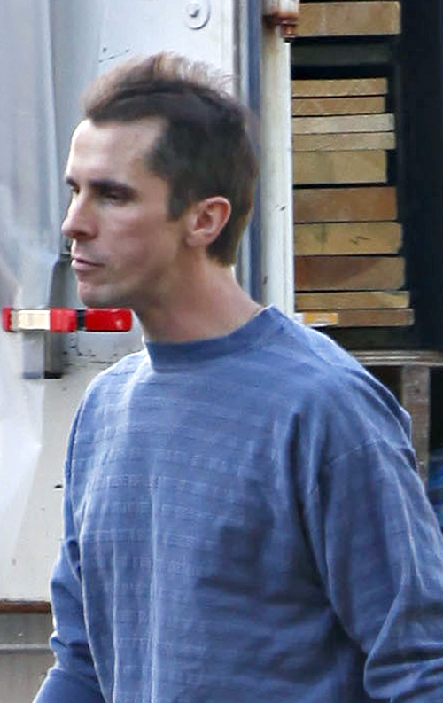 Christian Bale On Set Of New Movie.  Photo: Famepictures.com