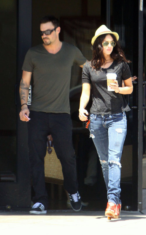 Megan Fox & Brian Austin Green Together July 1st.  Photo: LimelightPics.com