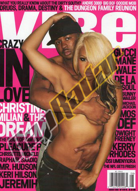 Vibe Magazine Last Cover The Dream Christina Milian.  Rap Radar