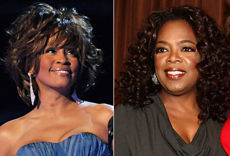 Whitney Houston & Oprah Winfrey. Photo: NyDailyNews.com