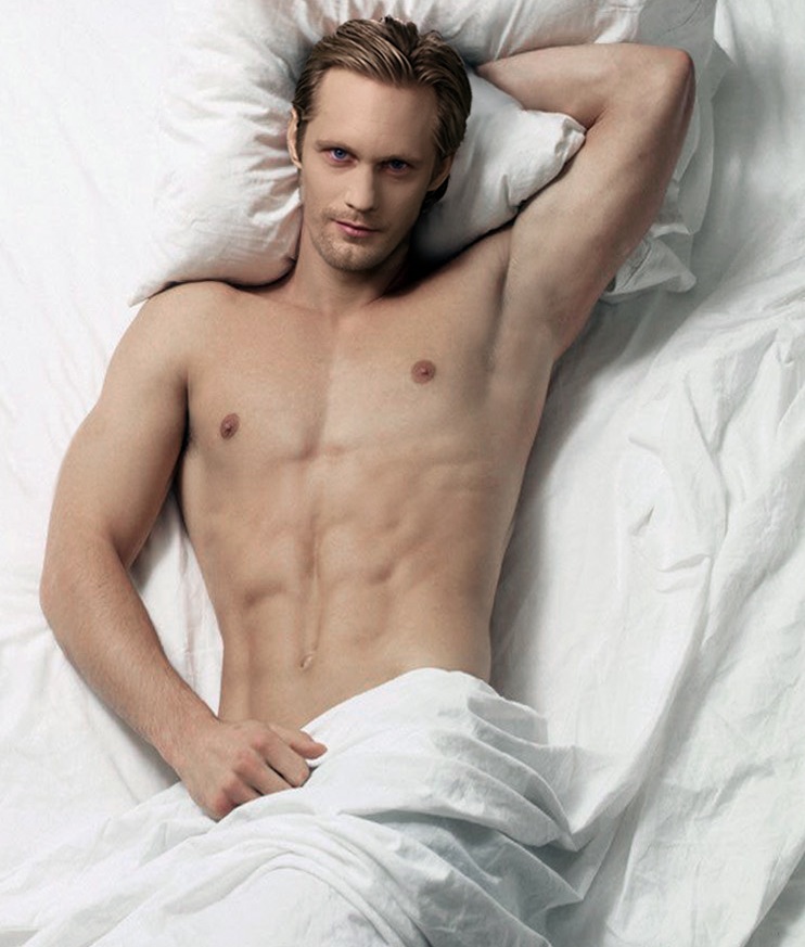 Alexander Skarsgard In Calendar Shoot. Photo: Fangtastic