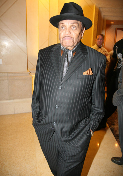 Joe Jackson Over 70 & Thinks He Is Pimpin. File Photo