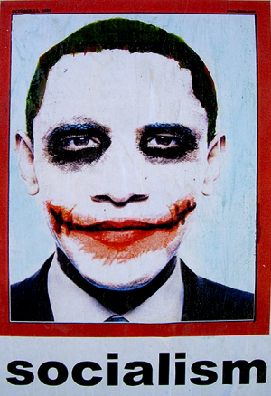 Obama Socialism Joker Poster