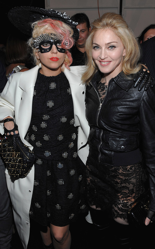 Lady Gaga & Madonna. Photo: Dimitrios Kambouris/WireImage