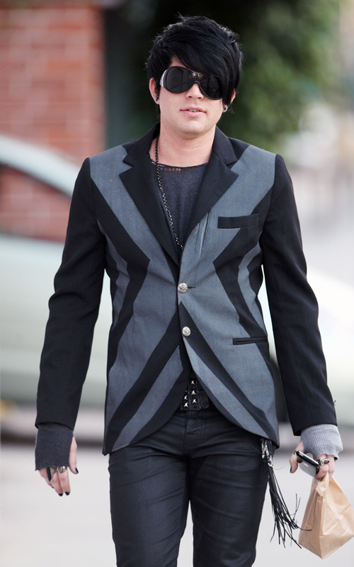 Adam Lambert In L.A. Photo: SplashNewsOnline.com