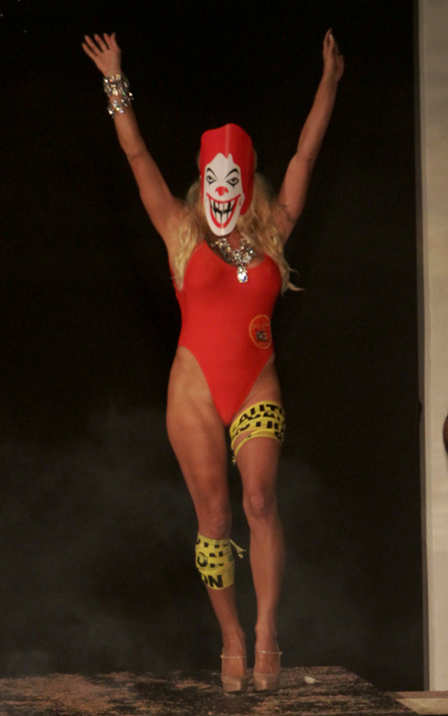 Baywatch Clown?  Photo: SplashNewsOnline.com