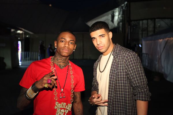 Soulja Boy & Drake. File Photo