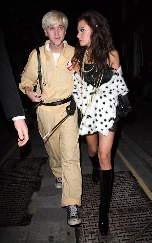 Tom Felton & Jade Olivia Attend The Harry Potter Halloween Party In London