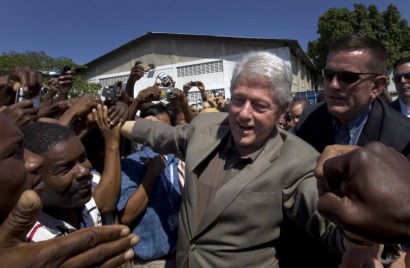 President Bill Clinton in Haiti, 2009