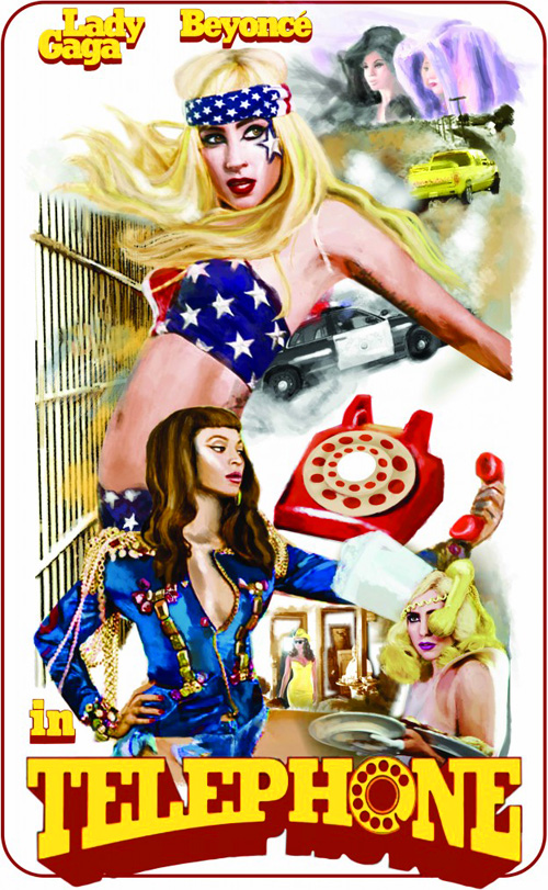 Gaga Official Telephone Poster