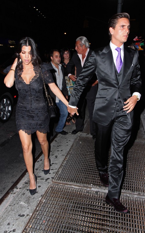 Kourtney Kardashian & Scott Disick. Photo: SplashNewsOnline.com