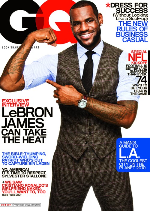 Lebron James. Photo: Ben Watts/GQ Magazine