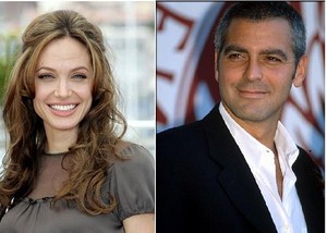 Angelina Jolie & George Clooney. Photo: Examiner.com