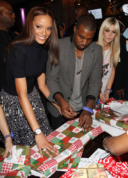 Kanye West & Selita Banks. Photo: GettyImages.com
