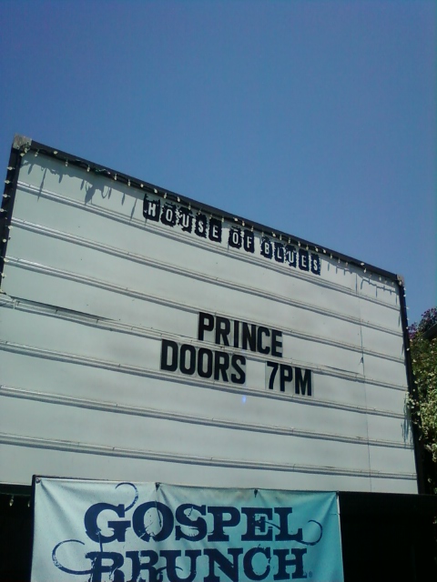House of Blues Marquee. Photo: Cody B.