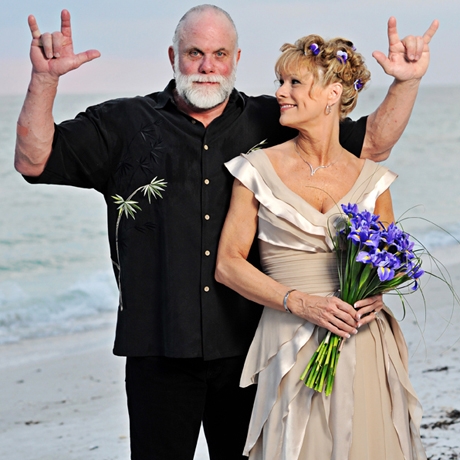 Randy Savage & 2nd Wife Lynn Payne. Press Photo