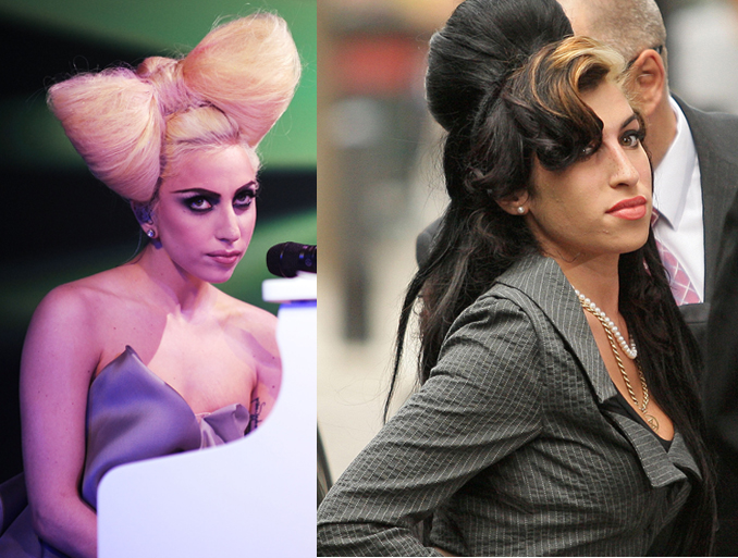 Lady Gaga & Amy Winehouse. Photo: Atrl.com