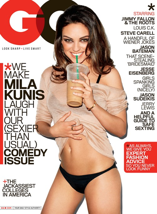 Mila Kunas GQ Cover. Photo: GQ.com