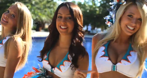 Miami Dolphine Cheerleaders Photo: CapitalFM.com