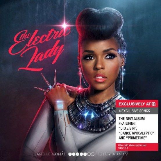 Janelle Monae "The Electric Lady" Target Cover Artwork Via Idolator.Com