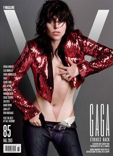 Lady Gaga V Magazine Cover