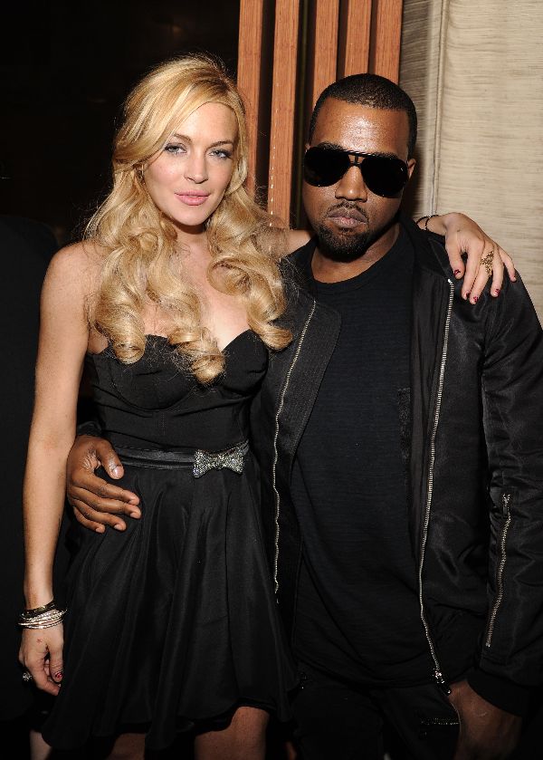 Lindsay Lohan & Kanye West Photo: GettyImages.com