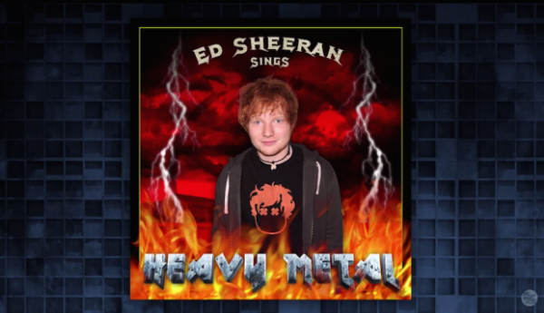 Ed Sheeran Sings Heavy Metal Photo: NBC/MetalSucks.com