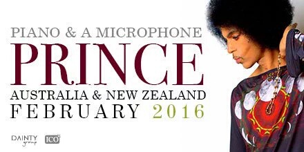 PRINCE PIANO AND A MICROPHONE