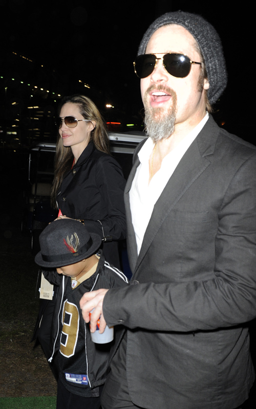 Brad Pitt & Angelina Jolie & Maddox.