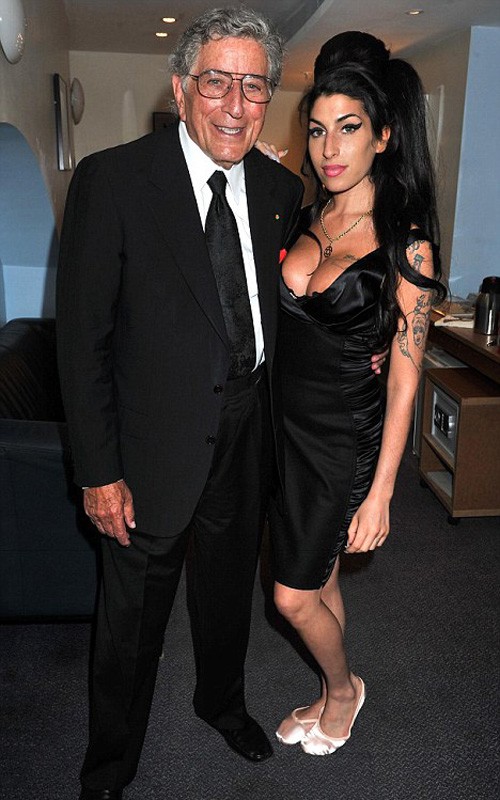 Tony Bennett & Amy Winehouse. Photo: Mark Allan