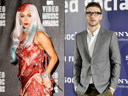 Lady Gaga & Justin Timberlake. Photo: NYDailyNews.com