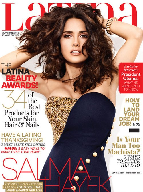 Salma Hayek Latina Cover