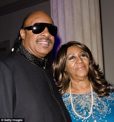 Stevie Wonder & Aretha Franklin. Photo: GettyImages.com