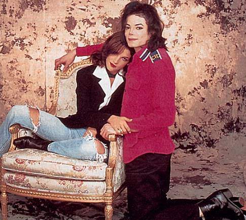Michael Jackson & Lisa Marie Presley. File Photo